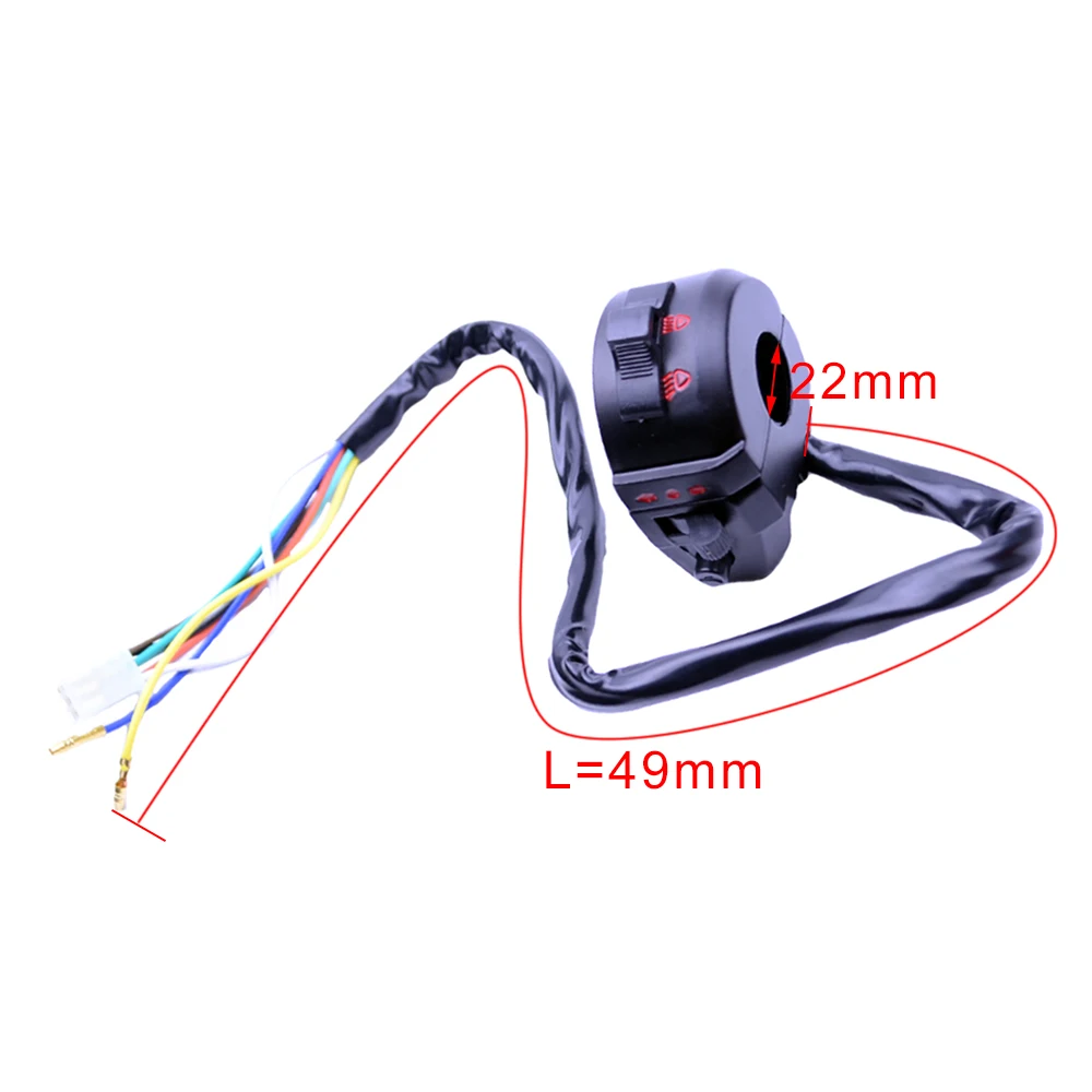 Двойной спортивный Левый переключатель светильник с поворотным сигналом для Honda