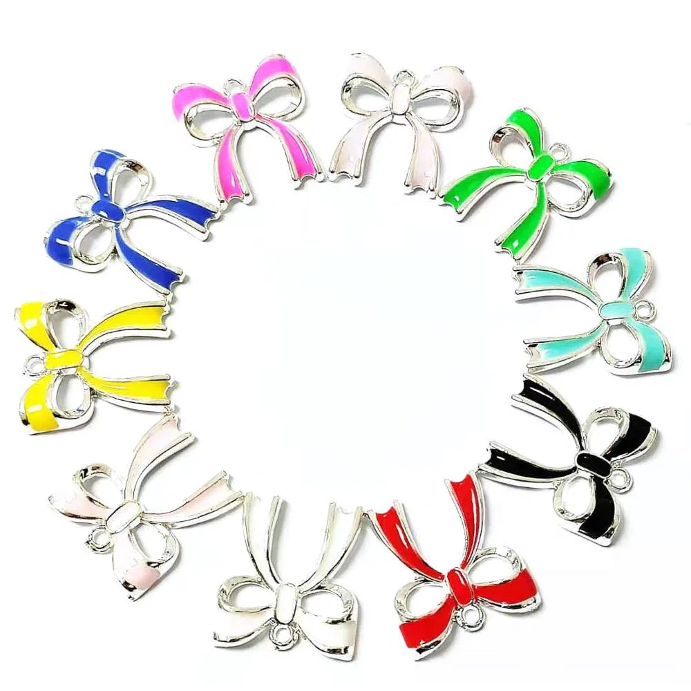 

30pcs bowknot charms for women DIY jewelry accessories