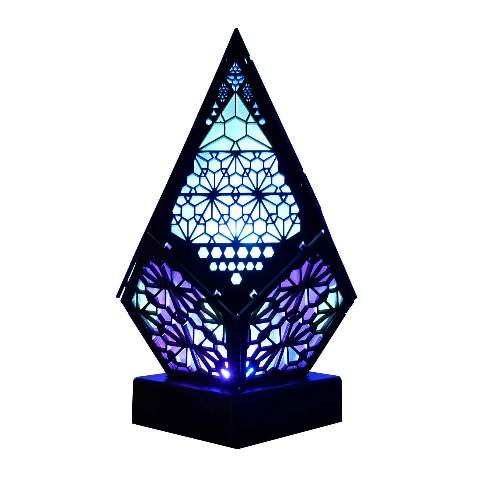 

New Bohemian Light Polar Star 3D Floor Projection Lamp LED Colorful Night Lights Home Decor For Kitchen Hallway Ideal For Room