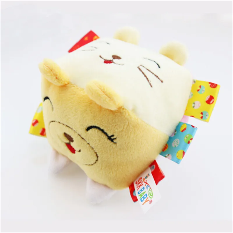 

Soft Cube Rattle Mobiles Baby Toys Color Number Recognize Kids Early Learning Educational Crib Toy For Children Rattle