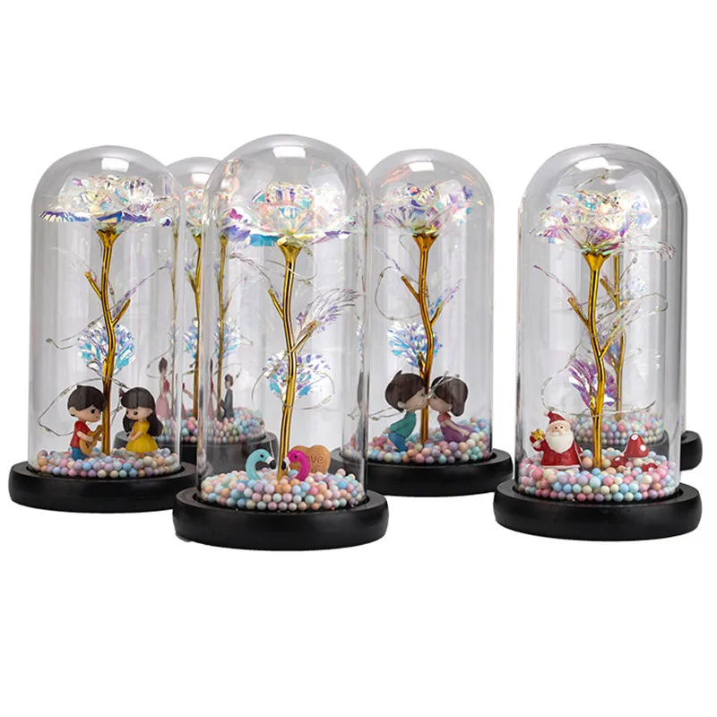 Искусственная фольга из 24-каратного золота розы в стеклянном покрытии