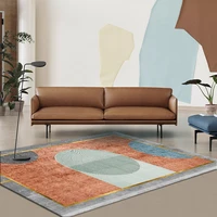 tongdi modern carpet anti skid elegant artistic 3d steric printing mat soft rug luxury decor for home parlour livingroom bedroom