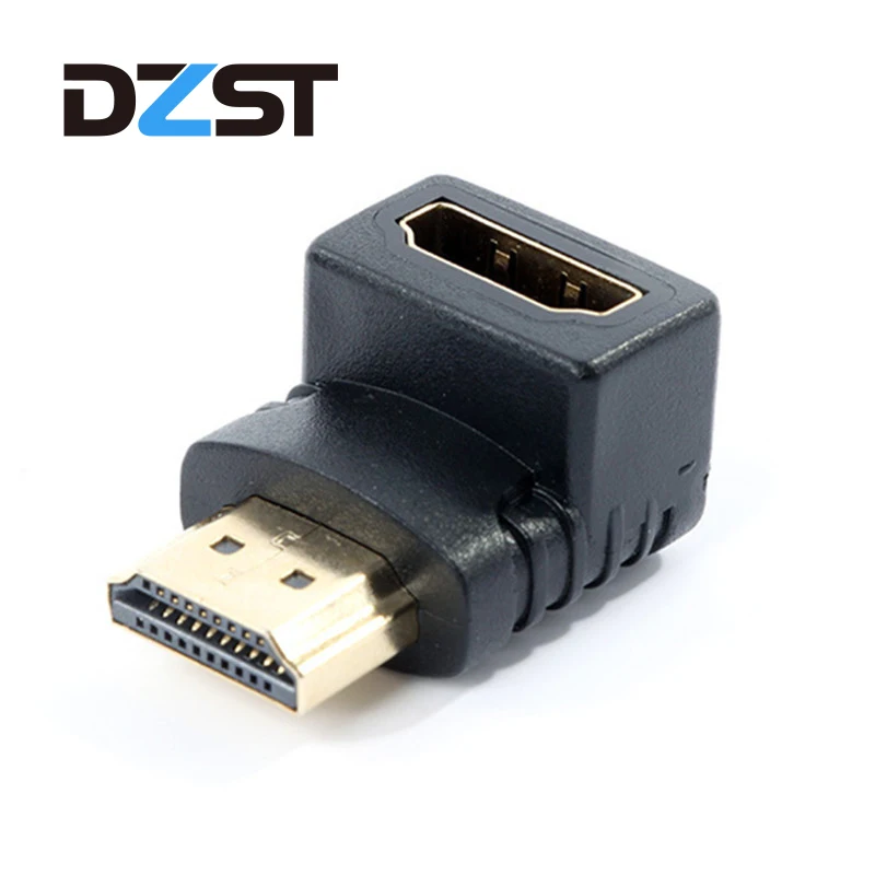 DZLST 90 градусов угол HDMI совместимый кабель адаптер конвертер удлинитель для 1080P HDTV