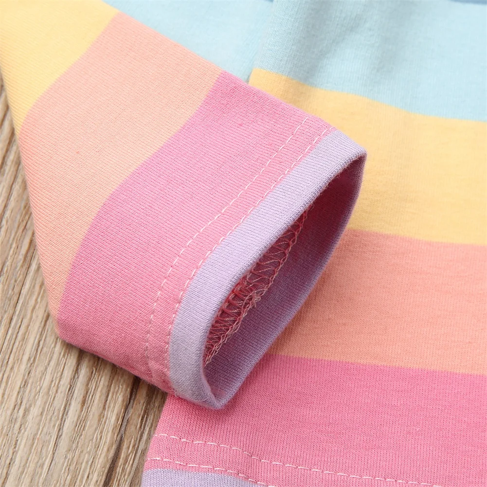 2 шт. футболка и юбка в полоску на возраст 1-6 лет | Мать ребенок