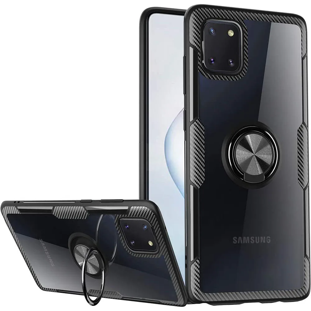 Чехол для телефона Samsung Galaxy Note 10 Lite подставка с кольцом держателем аксессуары