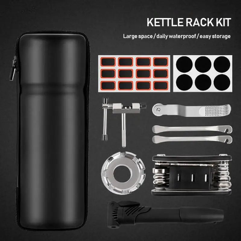 

Newest Bicycle Repair Kits Bag Portable Cycling Bicycle Repair Tools Kits Tire Repair Kits Multifunction Maintenance Tools 2021