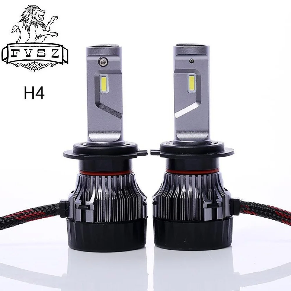 2 шт. DC12V 24 В H4 HB2 9003 мини-светодиод машины фары дальнего и ближнего света один ремонт супер прожектор лампы высокий и низкий белый лампы