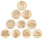 Животное сургучная печать голова прозрачный ретро декоративное мастерство, suzani запасная круглая головка штемпеля Свадебная столб Декор для DIY хобби Инструменты