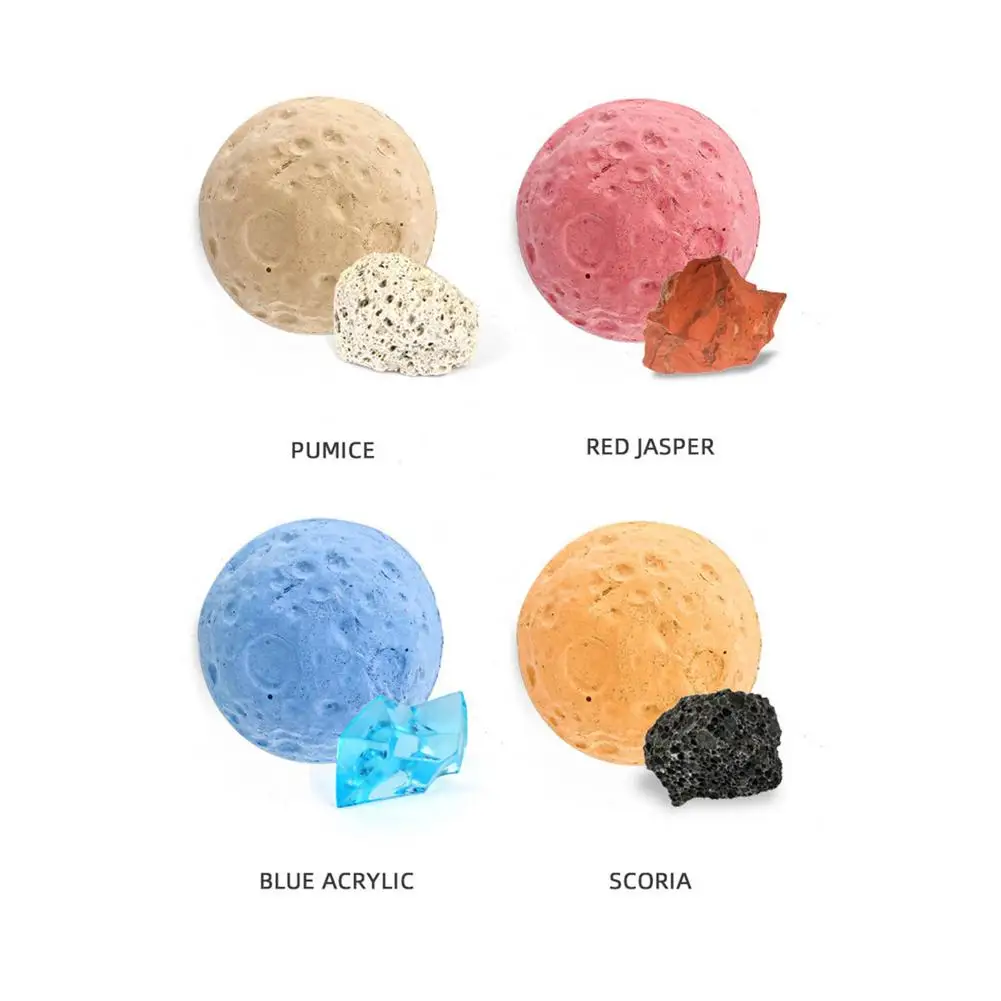 Семейный набор для изучения природных минеральных драгоценных камней сделай сам