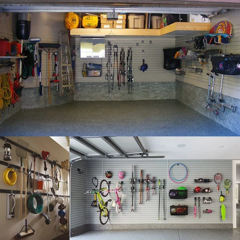 

Slate Practical Double Hook, Garage Storage Tool Holder, Suitable for Bicycle Garden Hose Ladder and Folding Chair 2Pc