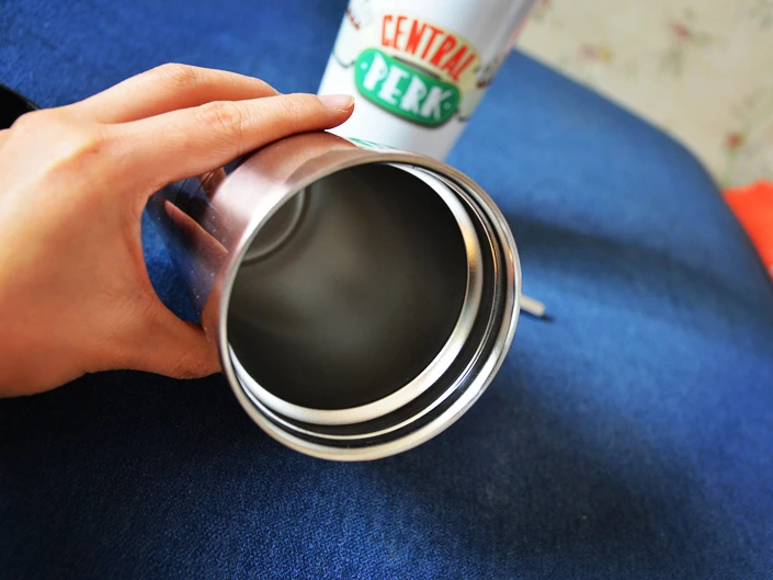 С героями телесериала Друзья серии Central perk Нержавеющая сталь Кофе Чай кружка с