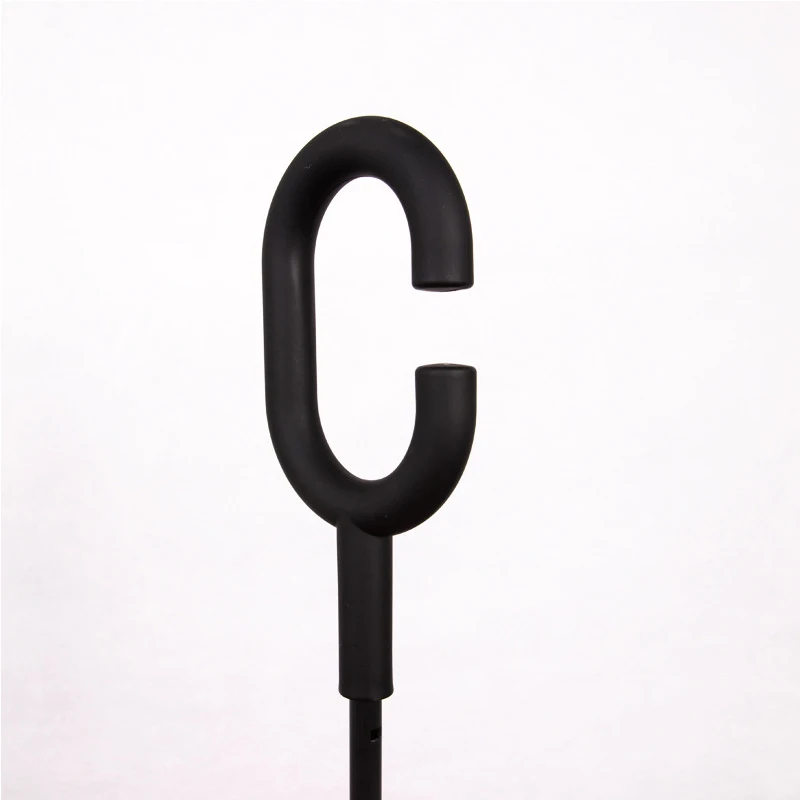 Модный обратный Зонт с-образной ручкой мисс двуслойный перевернутый Защита от