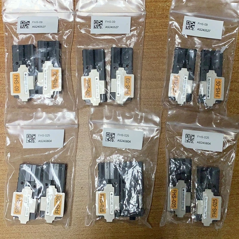 Original 1 Pair FHM-4/6/8/12 FHS-09 FHS-025 Sumitomo Fixture Ribbon Fusion Splicer Fiber Holder For T-71M T-81M T-66 T-201 Clamp