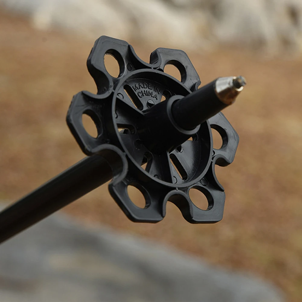 

1 durable trekking pole basket, rubber mud snow basket for changing accessories for mountaineering, hiking and hiking sticks