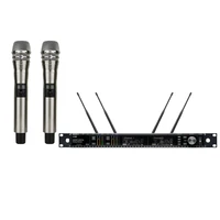 large range ksm8 2 handheld true diversity ad4d digital wireless stage studio dj karaoke microphone system uhf adjustable 500m