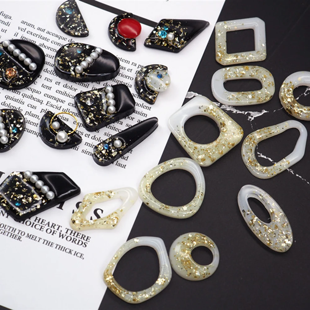 Новинка DIY форма из кристалла и смолы геометрическая для сережек традиционная