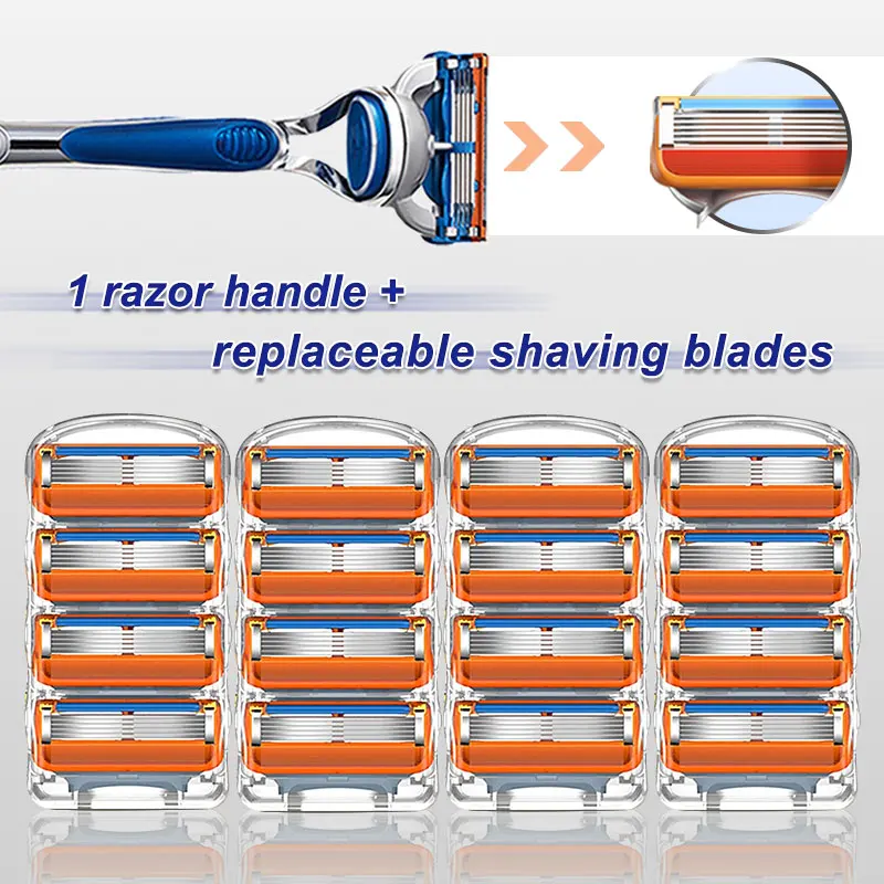 

Shaver For Men Straight Safety Razor Case Shaving Machine Face Shave Cacassettes For Gillette Fusion 5 Shavette Set For Beard