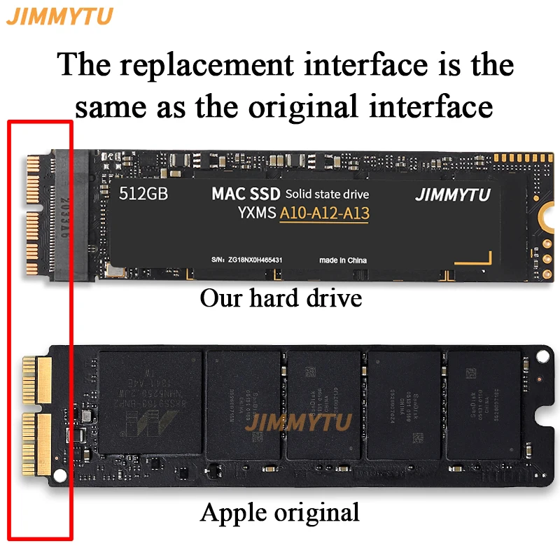 Новый твердотельный накопитель 1 ТБ для Macbook Air 2013 2014 2015 A1465 A1466 imac PRO A1502 A1398 mini -