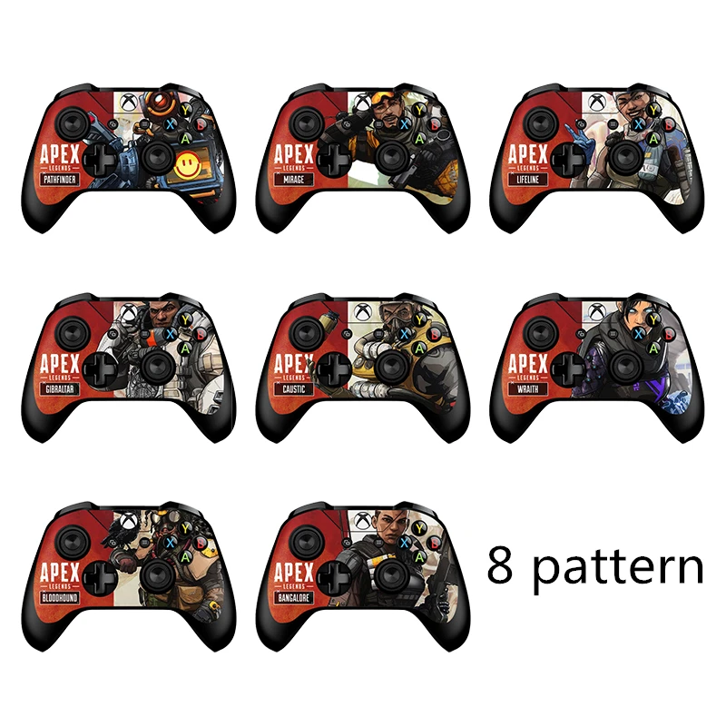 RETROMAX 2 шт. чехол Apex Legends для Xbox One/Xbox One Slim наклейка на контроллер Apex|Наклейки| |
