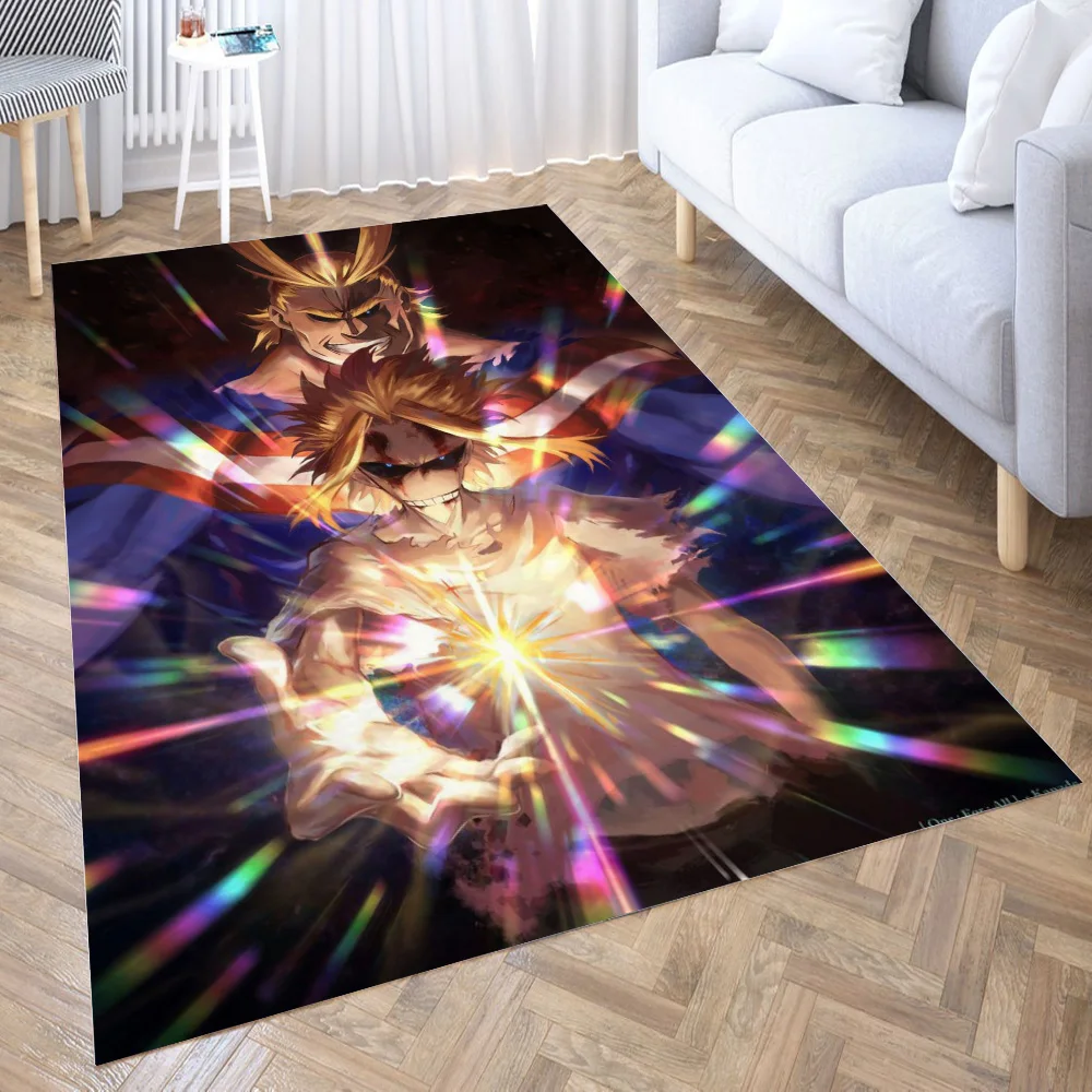

My Hero Academia All Might Carpet Decora Home Bedroom Kitchen Anti-slip Mat Rug Doormat Aisle Floor Mat Bath Mats Doormat