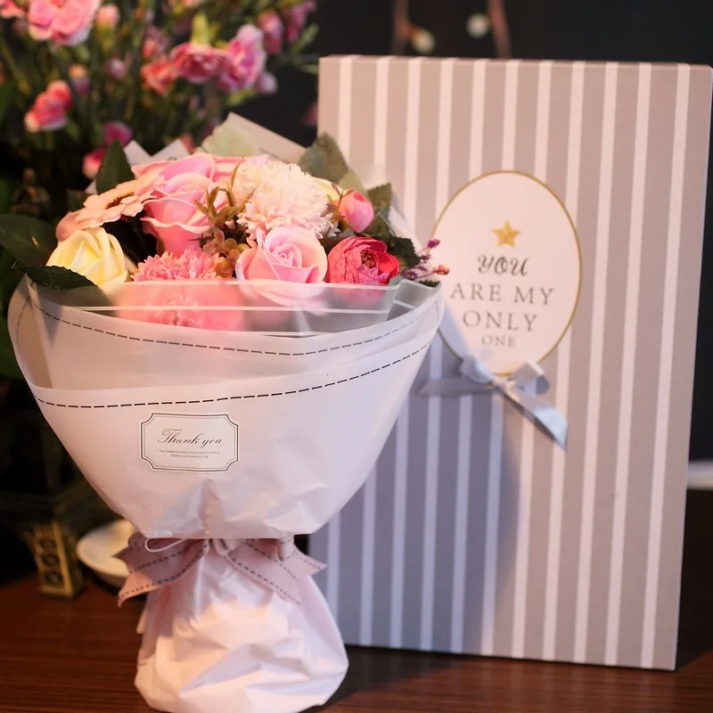 Ароматизированное мыло красное розовое Розовое Мыло искусственные цветы