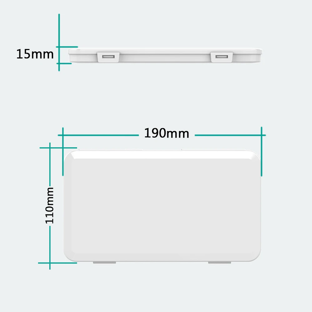 Коробка для хранения серег коробка ювелирных изделий PP украшения рот маска чехол