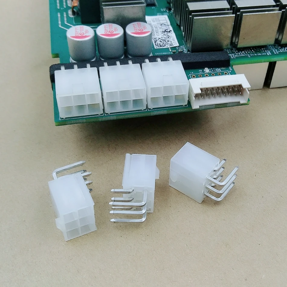 50 шт 6-pin Разъем питания Разъем петлитель для Asic Майнер antminer S9K S9j S9 Z11 Z11e z9mini A9 A3 B7 Z1+ L3 M3 E9i E9.3 E10