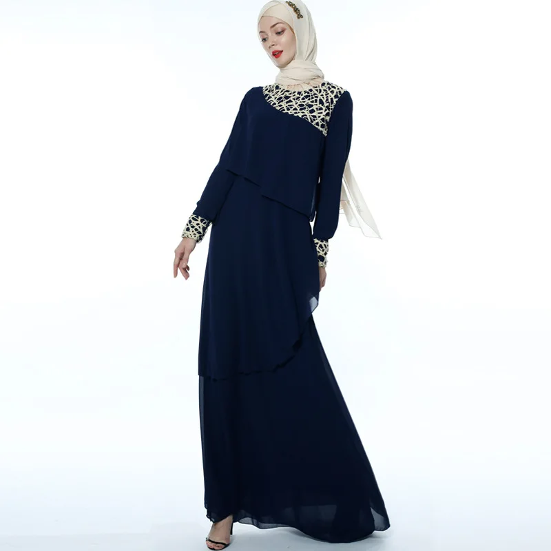 

Dubai Pakistani Hijab Islamic Dresses Elbise Robe Musulmane Longue Caftan Vestidos Largos Abaya Turkey Muslim Dress Long Kaftan