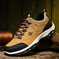 2021 hot sale mens outdoor hiking shoes fashion sneakers light breathable casual sports shoes men walking shoes