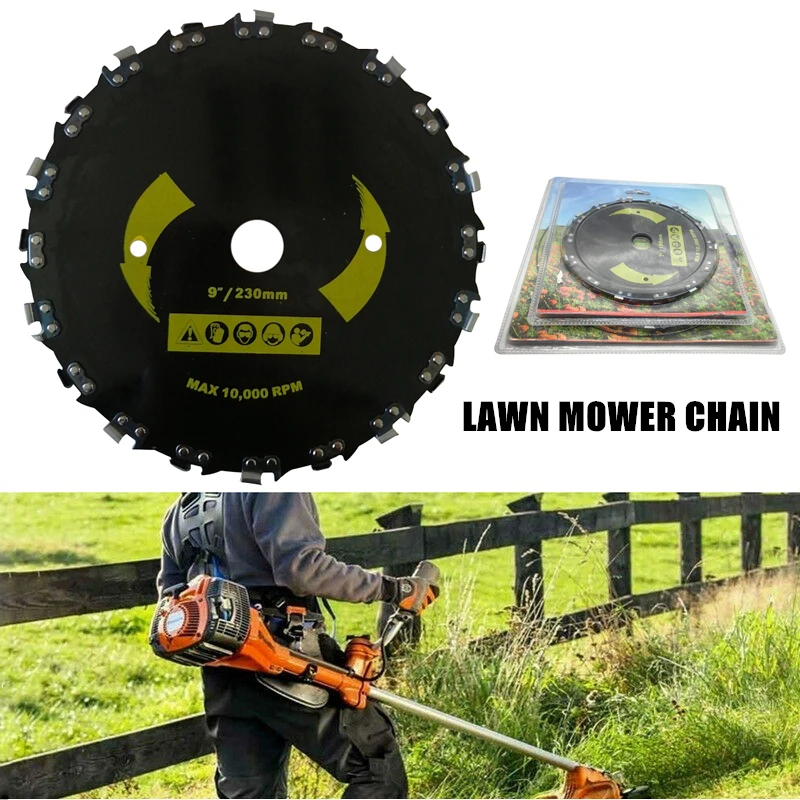 

Lawn Mover Head Steel Grass Trimmer Head 20/14 Tooth Sharp Blades Weed Brush Cutter Garden Lawnmover Accessories