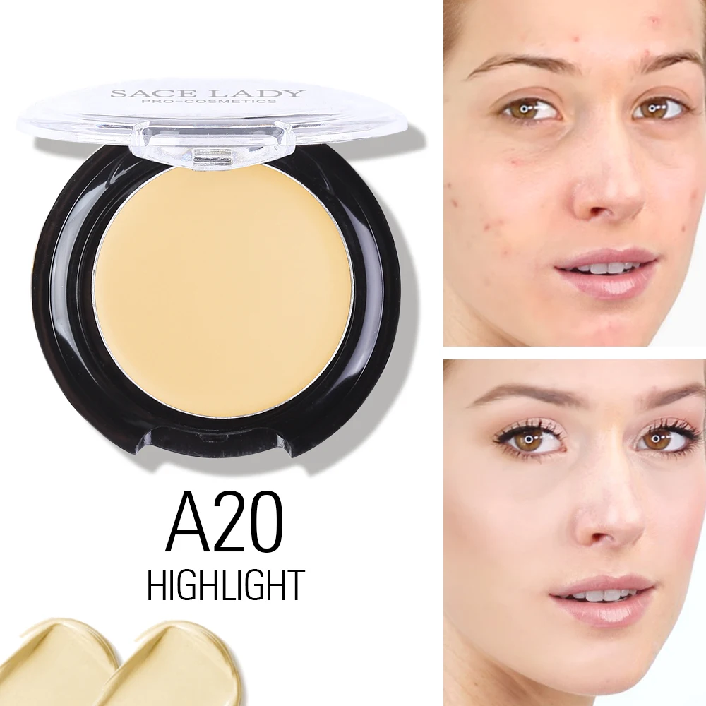 Корректор для лица SACE LADY крем макияжа полное покрытие водостойкий контурный