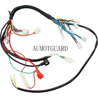wiring harness loom with anti theft function for chinese electric start quads 50cc 70cc 90cc 110cc 125cc pit dirt bike atv