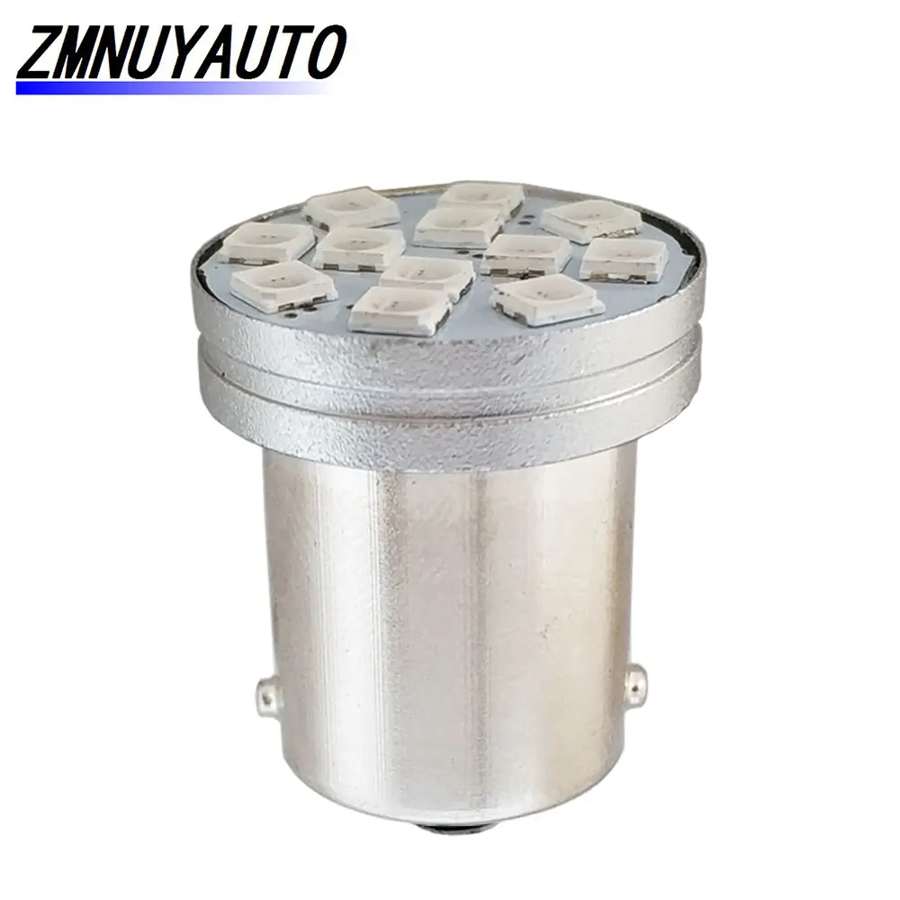 1 шт. 1156 BA15S P21W светодиодный светильник BAU15S PY21W 1157 BAY15D P21/5 Вт R5W 12SMD 3030 автомобильный
