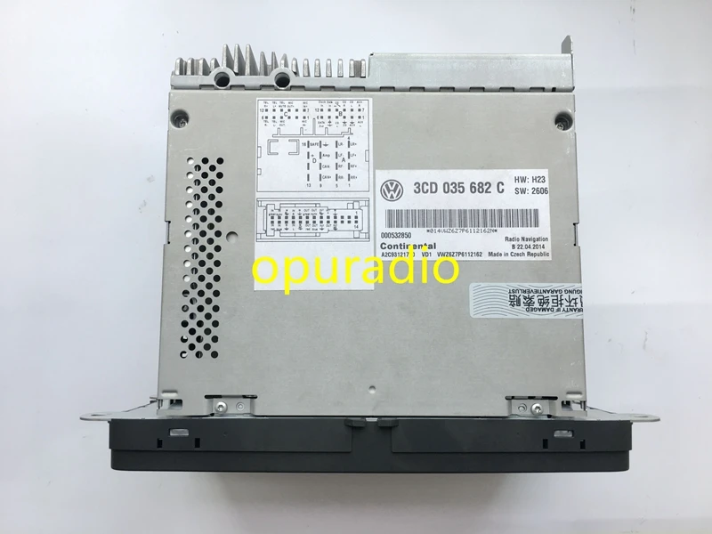 Оригинальный RNS510 навигационный радиоприемник 3CD 035 682C с SSD для Volkswagen VW
