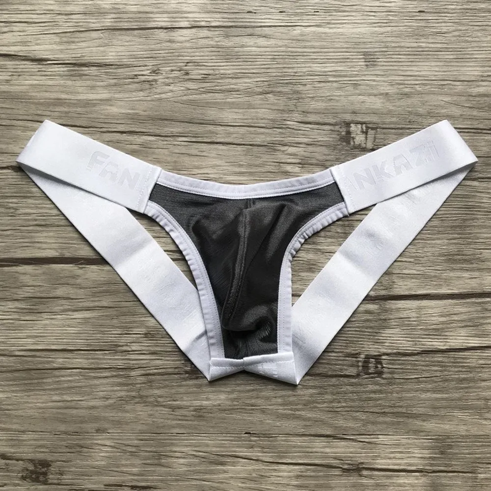 

Sexy Mens Open Back Underpants Low Rise Briefs G-String Thong Underwear Sexy Thongs Comforty Breathable Panties