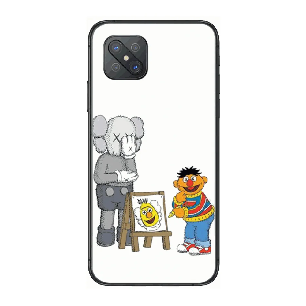 

If Violent bear is no longer violent Creative mobile phone accessories plus Couple models Fashion Phone Case cover For OPPO A91