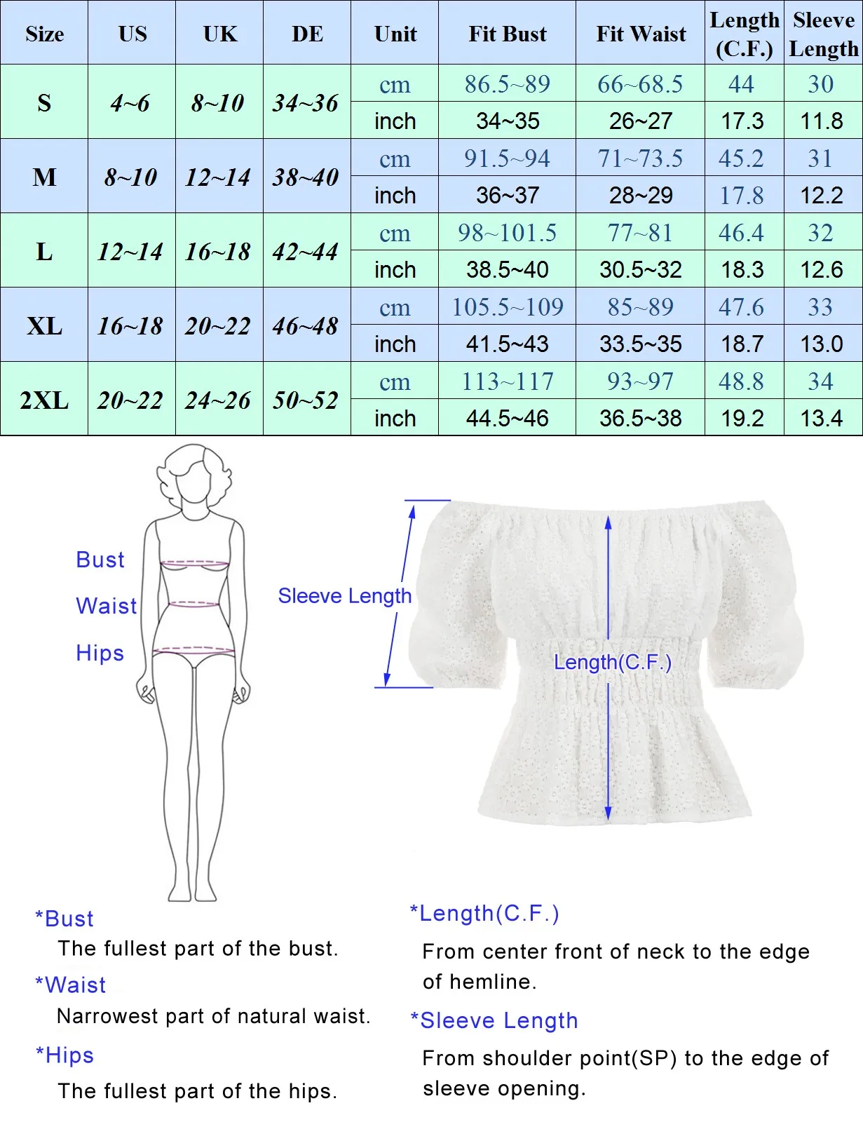 

Belle Poque Women Shirts Summer Tops 3-Way Peplum Tops Puffed Short Sleeve Boat/Square Neck Smocked Blouse Steampunk Vintage New