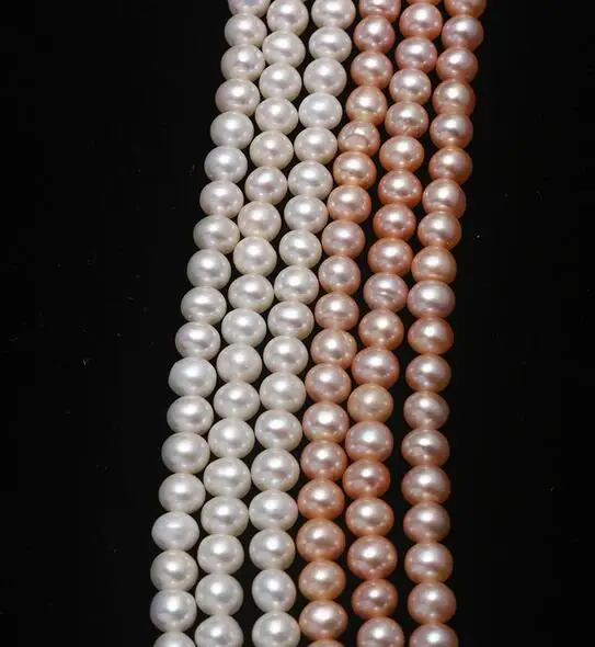 

Jewelry Natural freshwater pearl Wholesale 5-6mm natural real Loose beads
