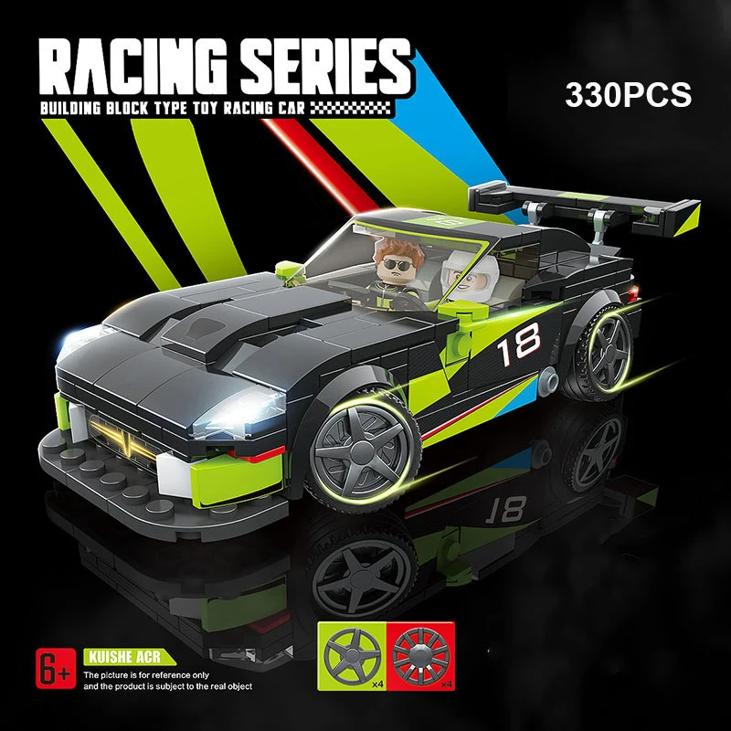 speed champions f8 senna wrc sports racing car sticker moc figures model classic rally racers vehicle kit set toys for kids gift free global shipping