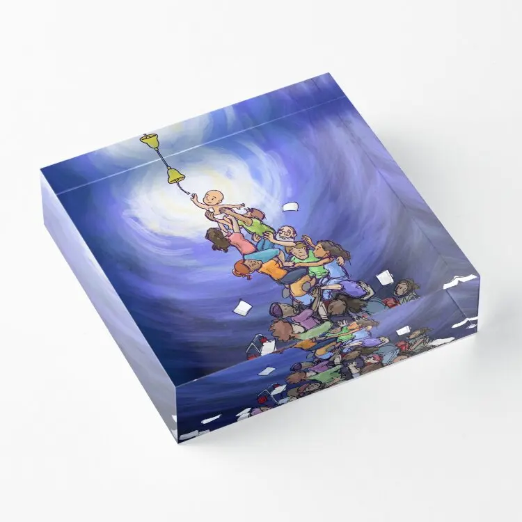 

The Remission Bell Army Acrylic Block Bedroom Home Room Clear Funny Art Print Pad Stamping Process Photos Decoration Cute Decor