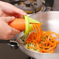 kitchen tools vegetables and fruits multifunctional spiral peeler manual potato carrot carrot rotary shredder