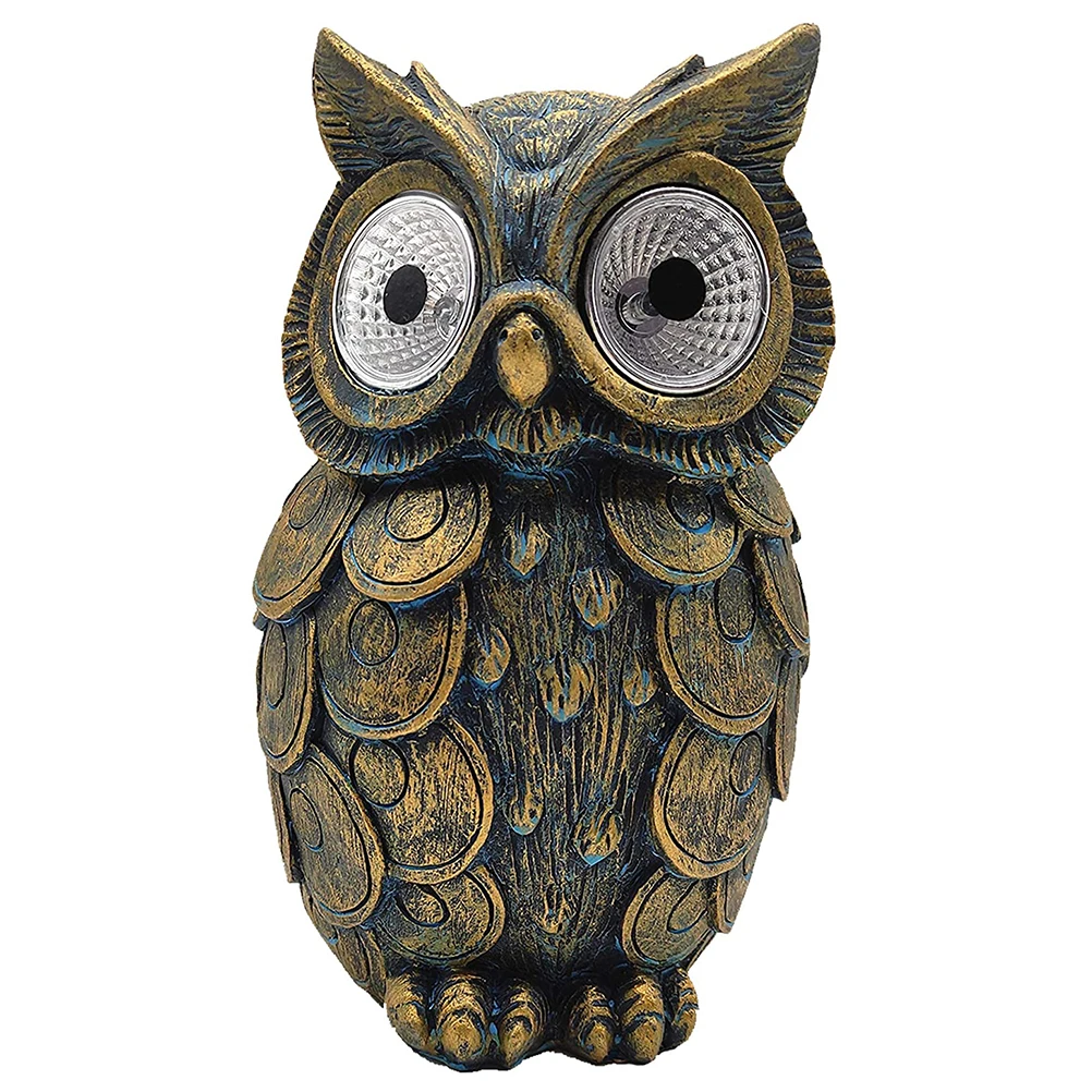 

Owl Outdoor Solar Garden Light Ornaments Christmas LED Solar Owl Light Lawn Landscape Decorations Birthday Christmas Gift