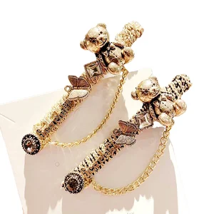 Заколка для волос для женщин заколка для волос для девочек кролик медведь бабочка корейский стиль ручной работы аксессуары для волос для женщин оптовая продажа