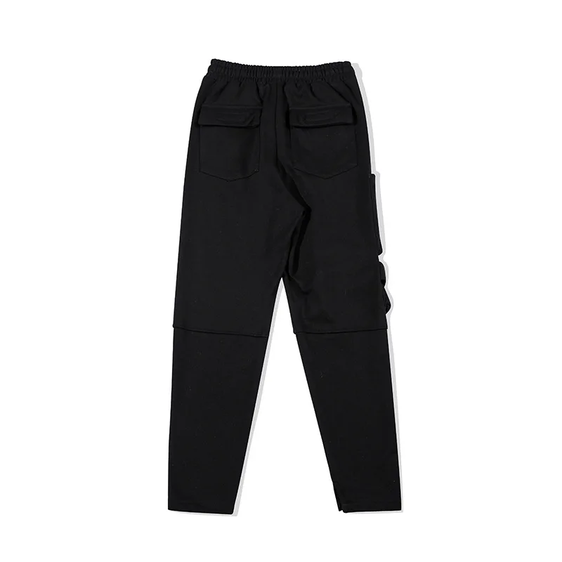 

UNCLEODNJM High Street men track pants hip hop pants joggers men Sweatpants urban streetwear mens zippered pockets pants B162