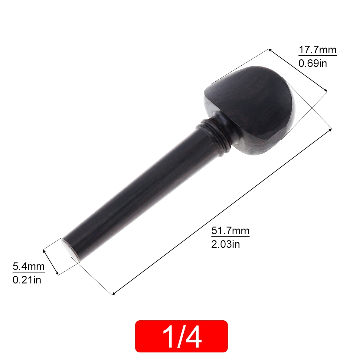 Astonvilla скрипка из черного дерева черный настроечный винт с 5 разных размеров