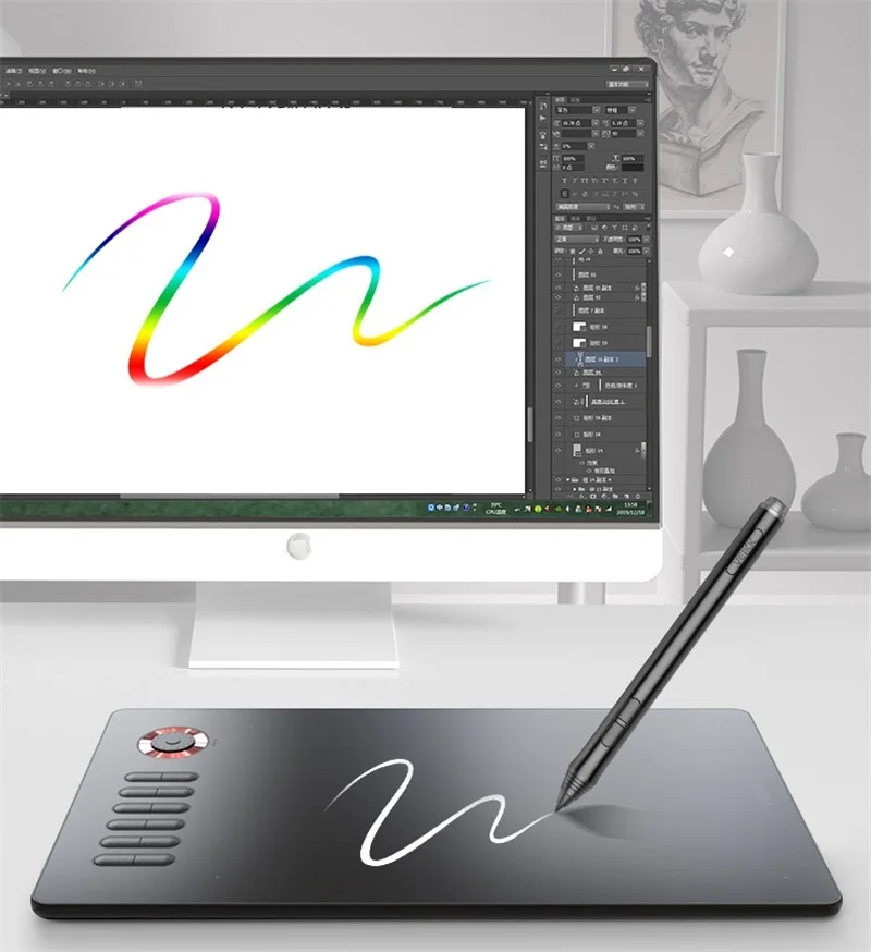 VEIKK A15 Pro 8192 уровень Батарея Бесплатная ручка 12 ключ Поддержка Windows Mac телефона