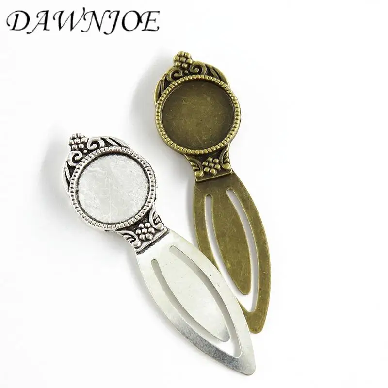 2 Цвет 20 мм Винтаж ручной работы Закладка для книги кабошон лоток базы пустая