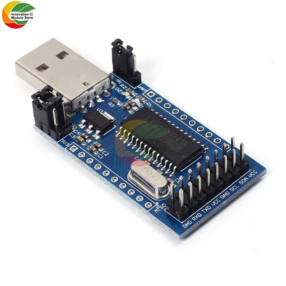 CH341A Programmer USB to UART IIC SPI I2C Convertor Parallel Port Converter Onboard Operating Indicator Lamp Board Module | Электронные