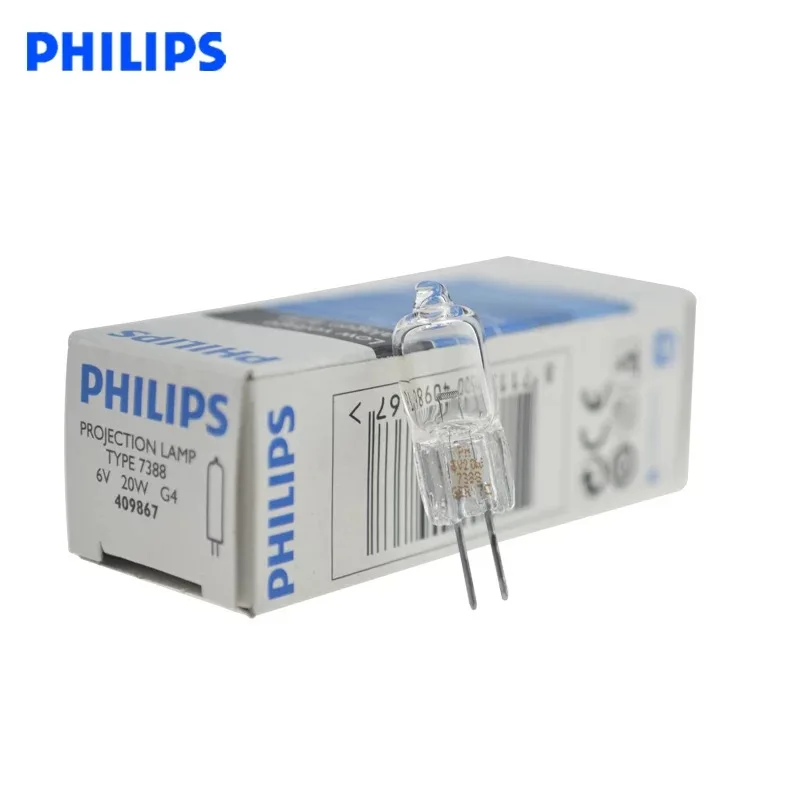 Для 10 шт. много ламп Philips галогенные лампы 7724 12 в 100 Вт микроскоп инспекции