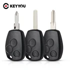 KEYYOU 23 кнопки для Renault Megan Modus Clio 3 Kangoo Twingo Logan Sandero тряпкой для Nissan Almera корпус автомобильного ключа дистанционного управления чехол